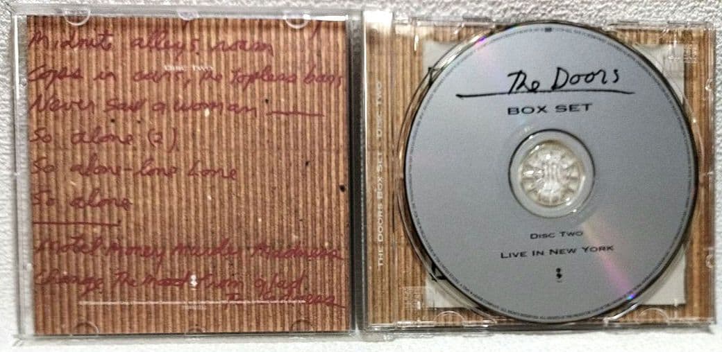 『ＴＨＥ・ｄｏｏｒｓ／ＢＯＸ・ＳＥＴ（ＣＤ４枚組）』輸入盤国内仕様【中古品