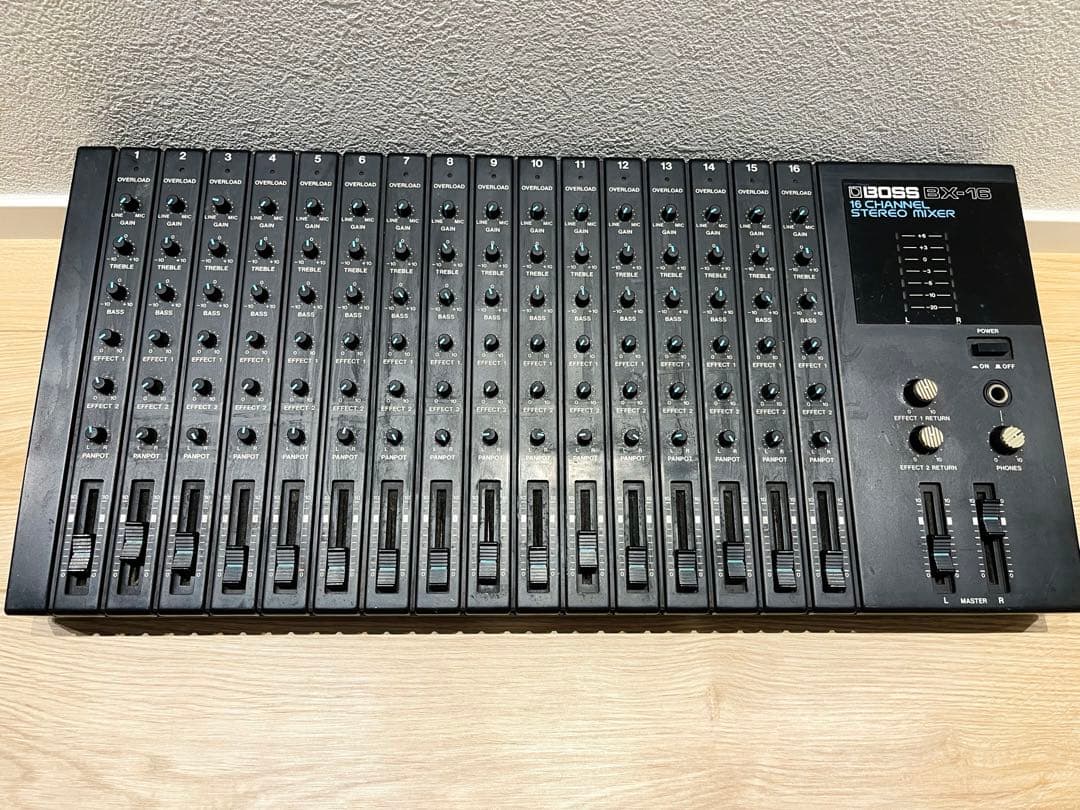 【通電⚪︎】 BOSS BX-16 16CHANNEL STEREO MIXER