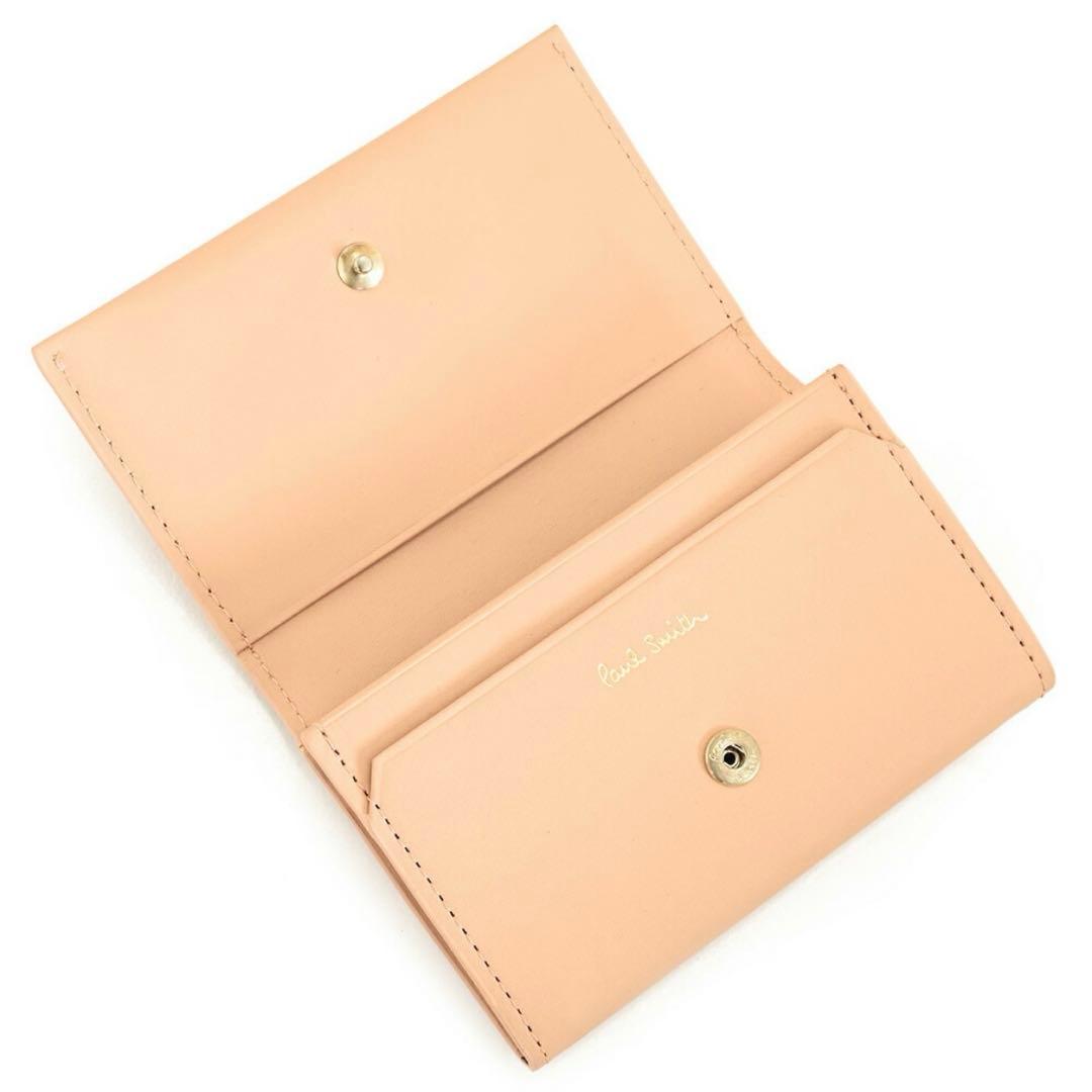 ポールスミス 名刺入れ カードケース ピンクベージュ Paul Smith