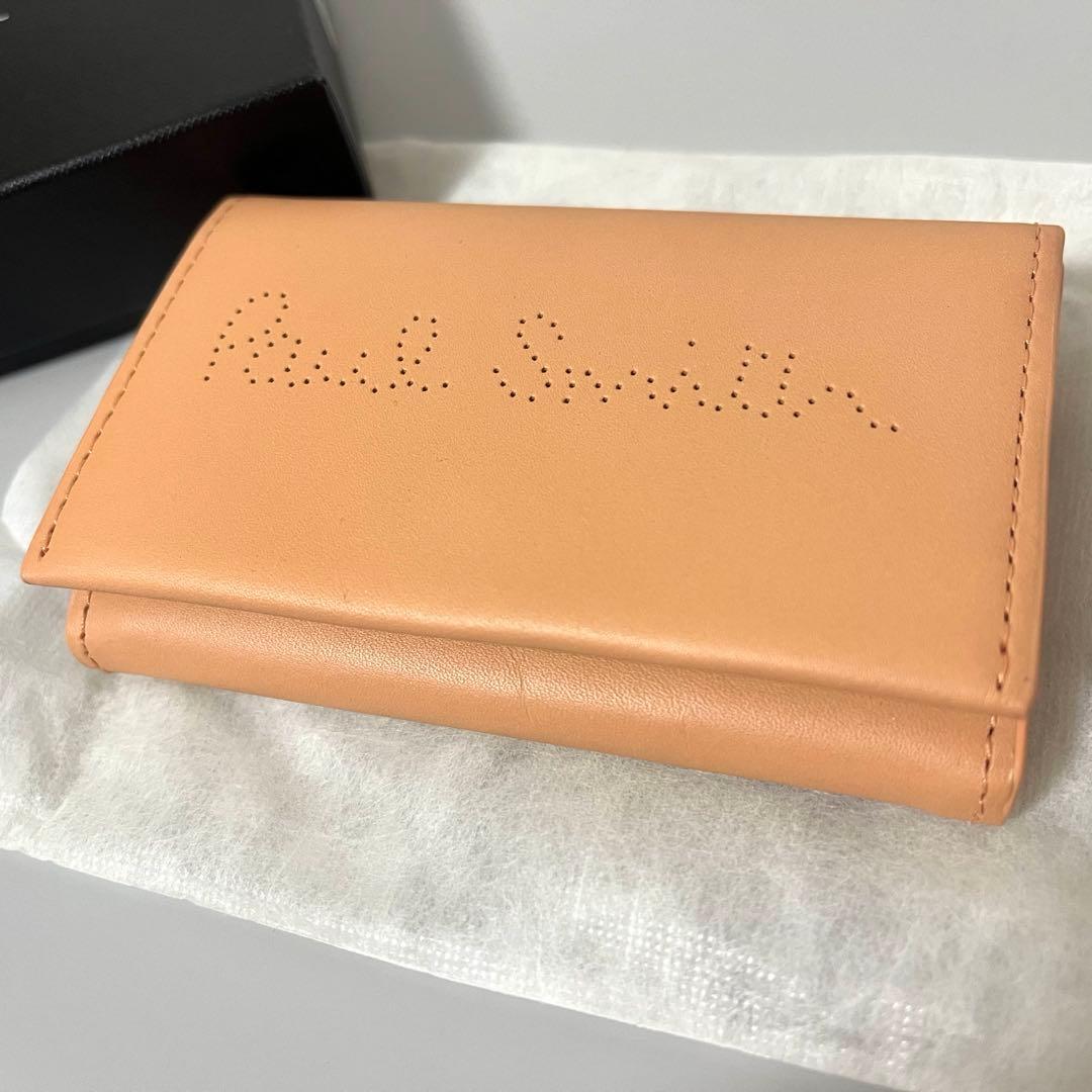 ポールスミス 名刺入れ カードケース ピンクベージュ Paul Smith