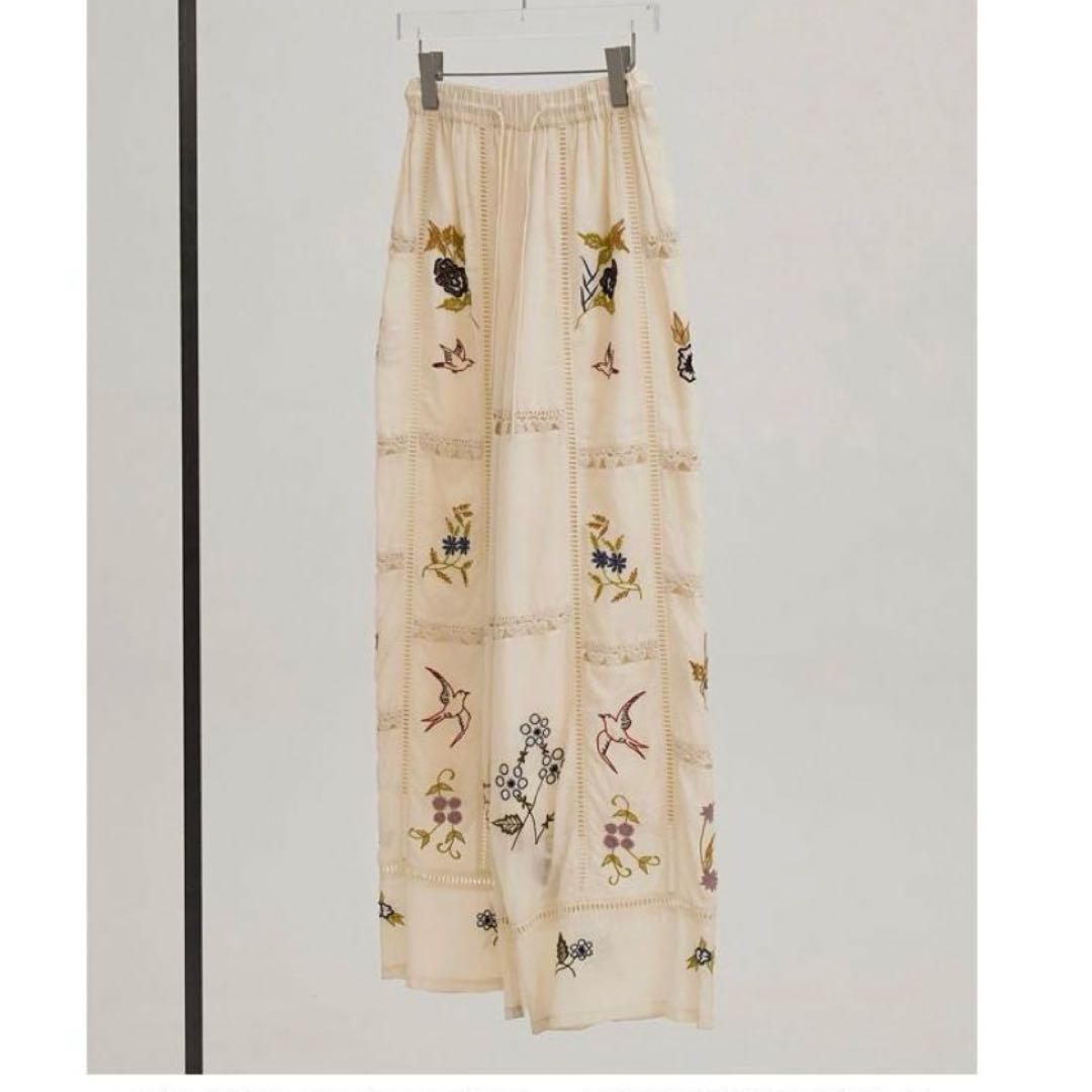 ルームウェア・パジャマ TODAYFUL Embroidery Patchwork Trousers