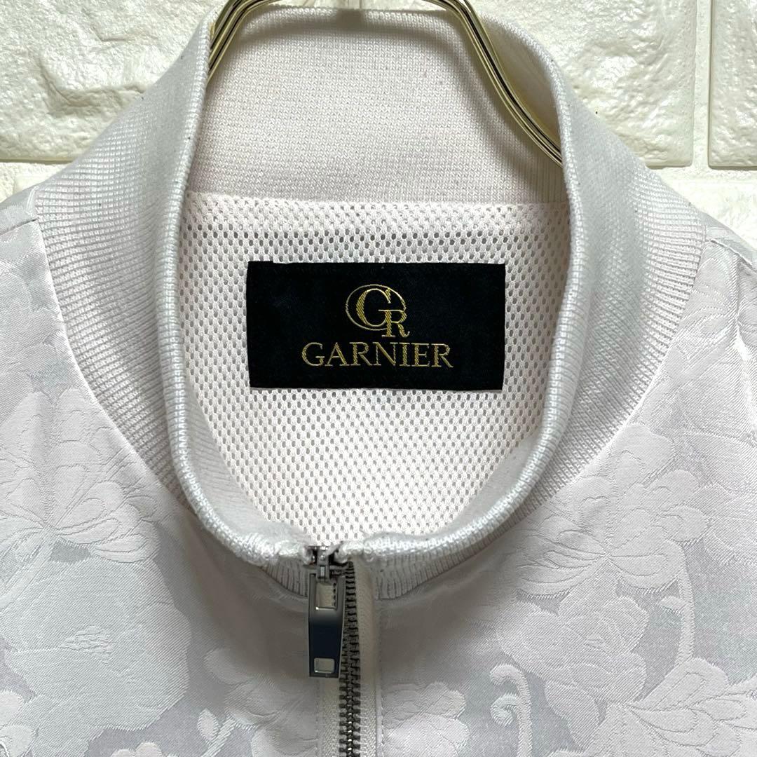 哀川翔さん着用モデル GARNIER スタンドカラー ブルゾン L 刺繍