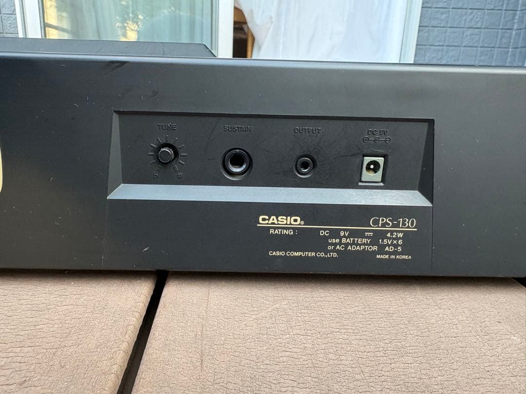 CASIO 61鍵 ブラック電子ピアノ　CPS-130