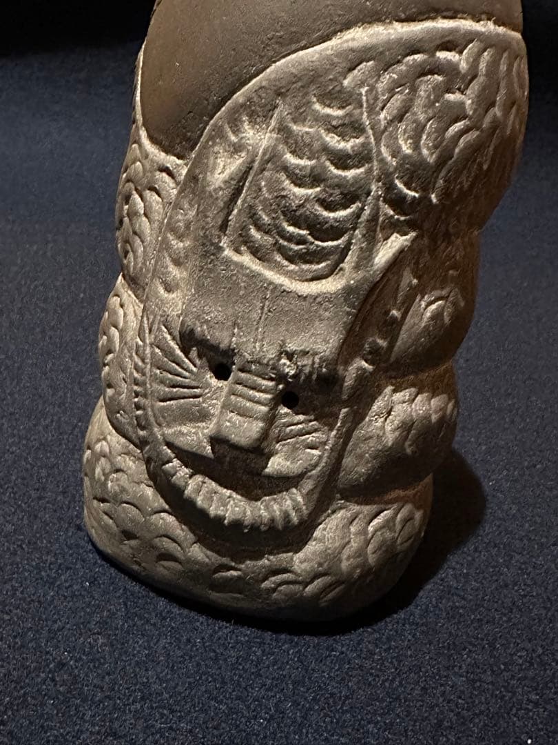 世界的彫刻家　速水史朗　希少品　龍　辰年　置物　石彫刻
