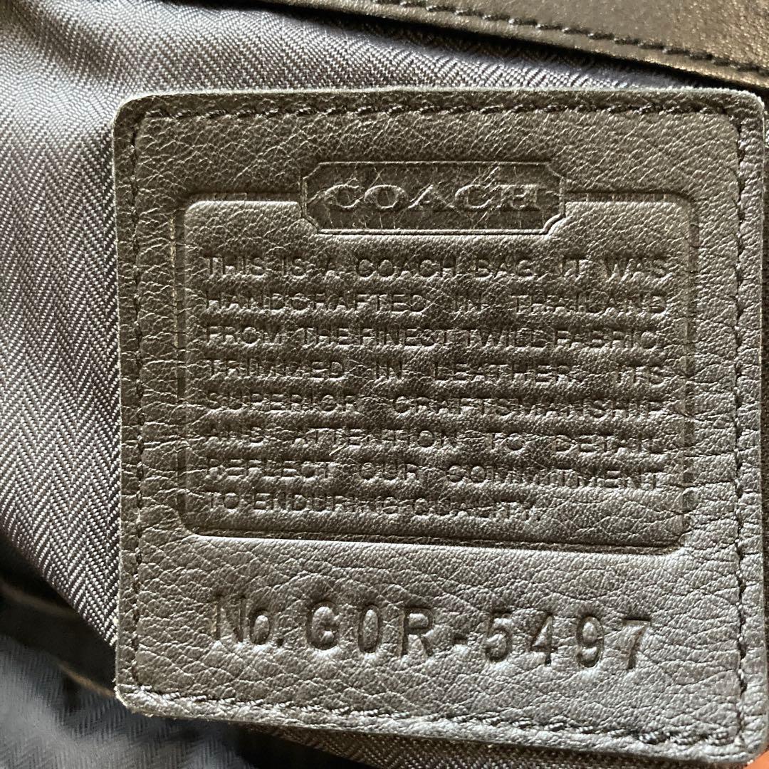 バッグ OLD COACH nylon leather BOSTON BAG