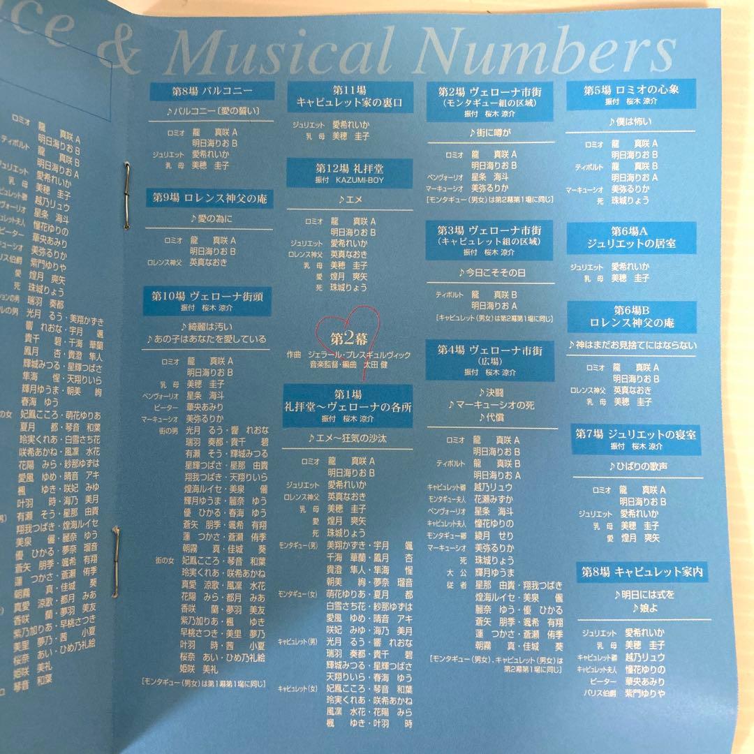 宝塚【ロミオとジュリエット】Blu-ray2012Special Disk2枚組