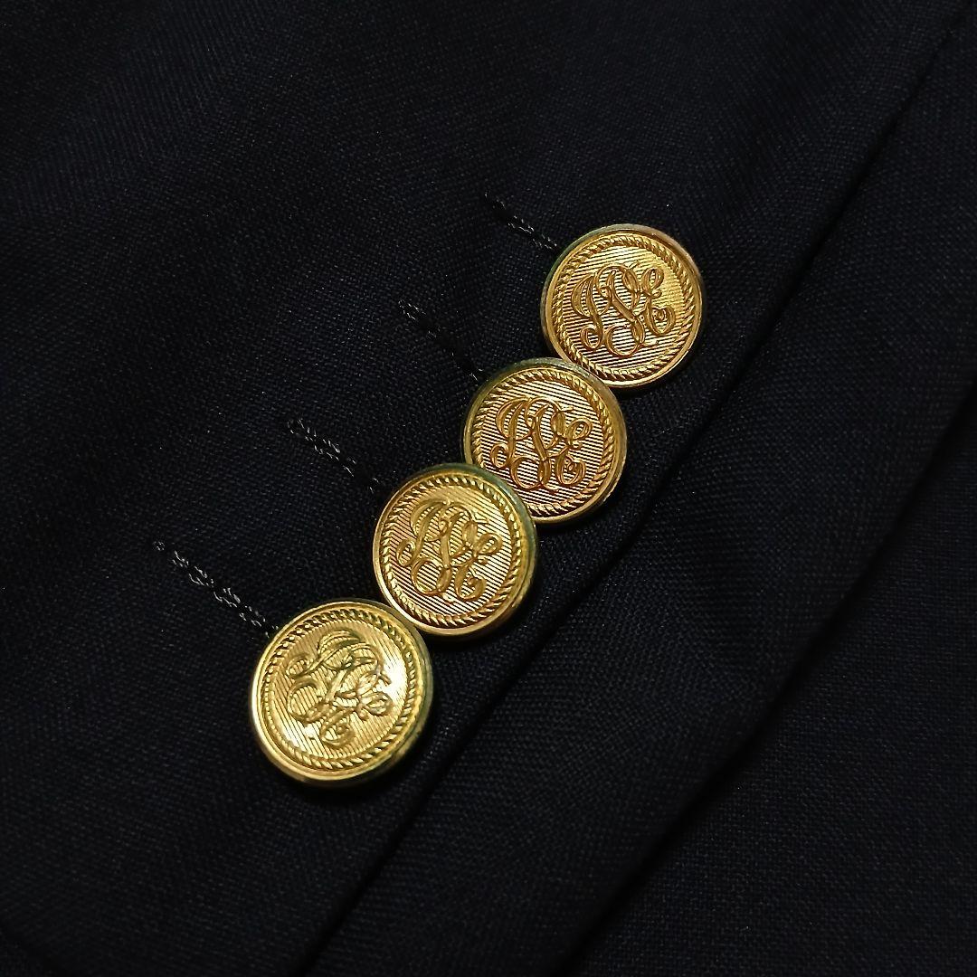 【極美品】J.PRESS NEW ENGLAND ダブルジャケット 金釦 紺ブレ