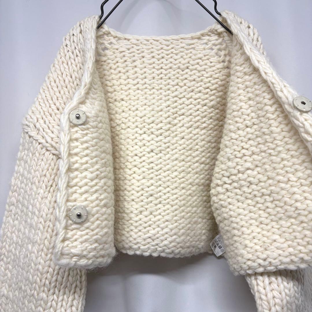 定価¥31,900 Plage roving hand ニットカーディガン
