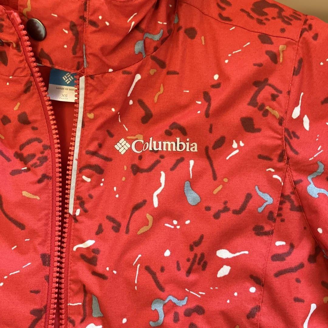 Columbia キッズ　スキーウェア 赤　120