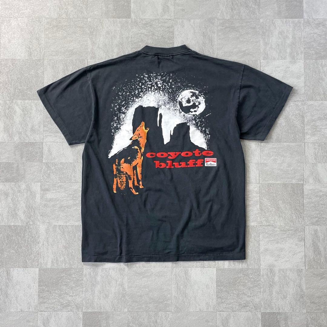 トップス Marlboro Coyote Bluff Fade Tee Black L