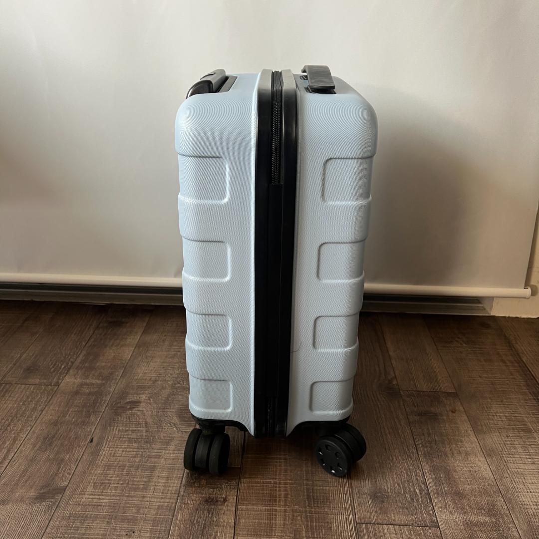 美品　無印　19リットル　キャリーケース　ライトブルー MUJI