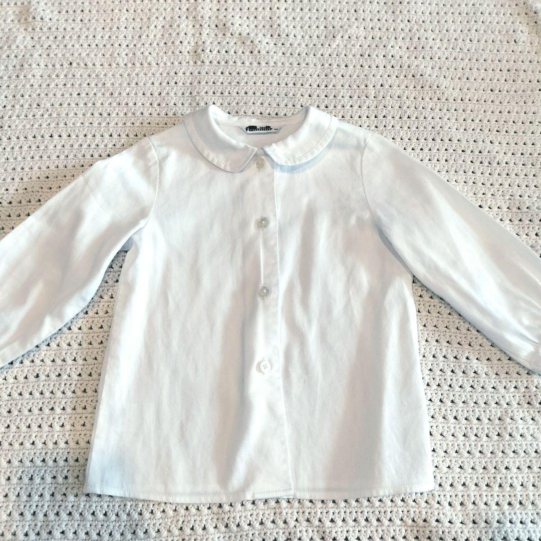 【3点セット】familiar アンサンブル ワンピース ボレロ ブラウス 90