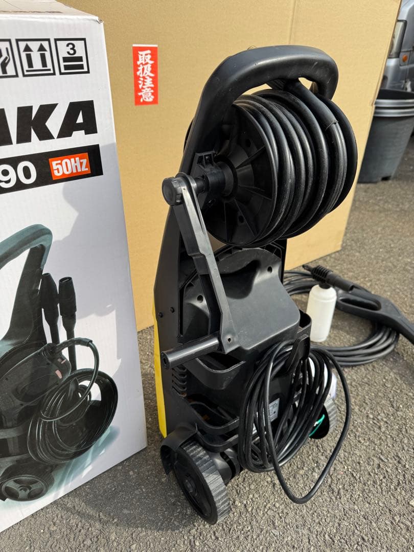 ⭐︎HIDAKA HK-1890 家庭用高圧洗浄機　高圧ホース収納リール一式付⭐︎