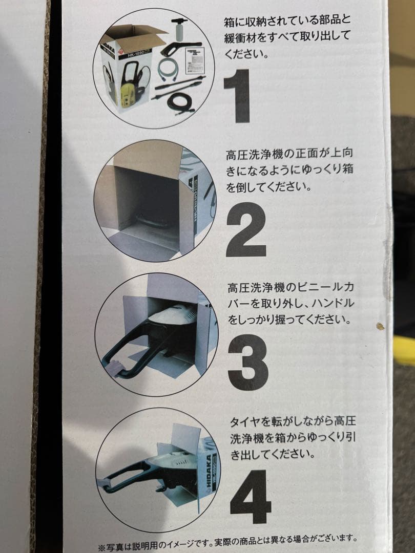 ⭐︎HIDAKA HK-1890 家庭用高圧洗浄機　高圧ホース収納リール一式付⭐︎