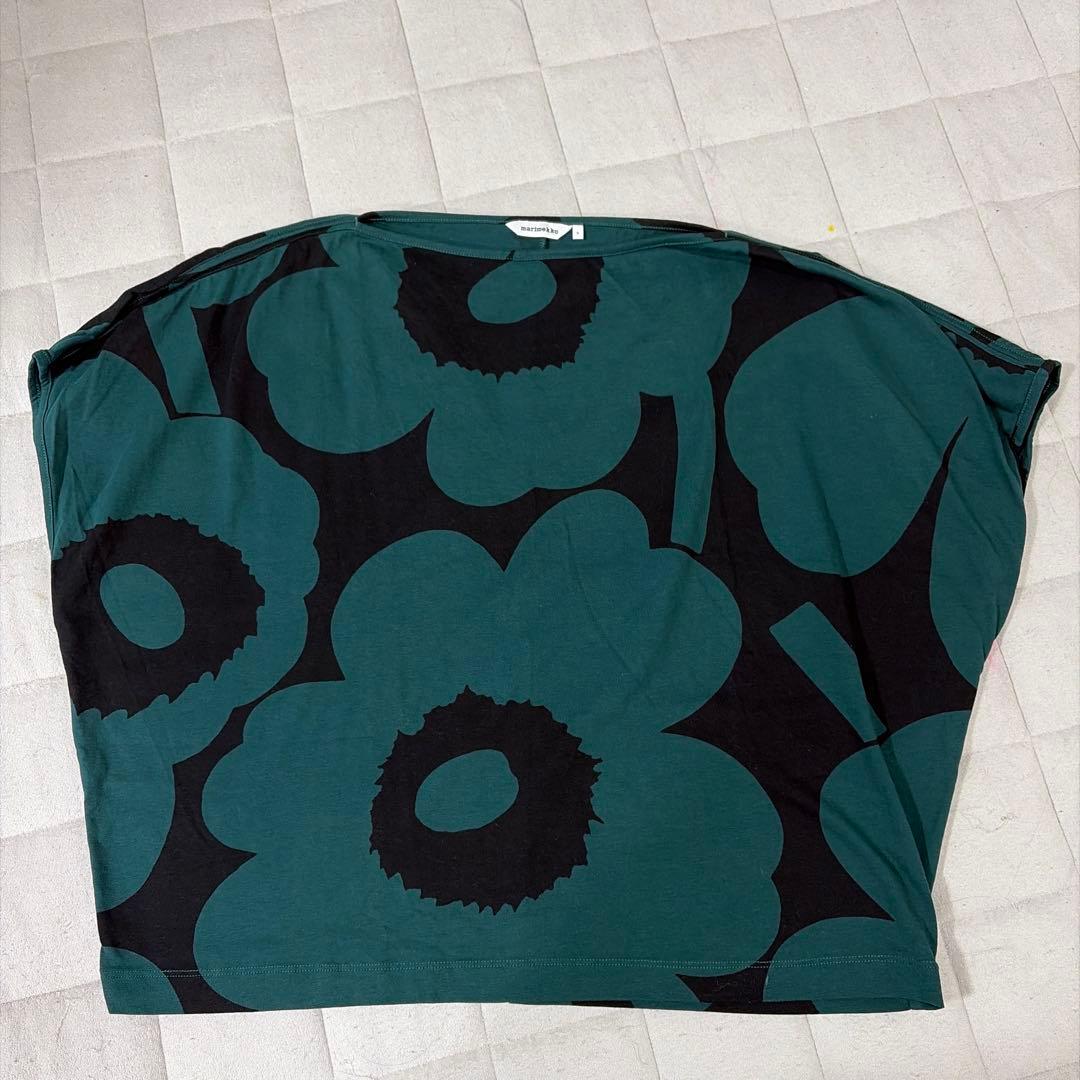 marimekko ウニッコ　Tシャツ　近年モデル　グリーン　Sサイズ