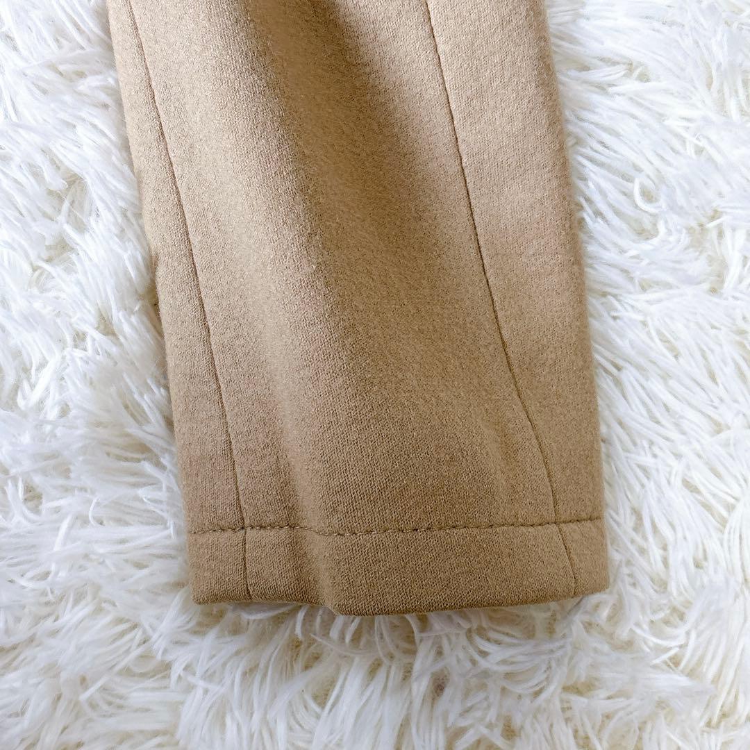 ポールスミスブラック✨カシミヤ混✨ダブルブレストコート✨マルチカラー✨牛革✨羊毛