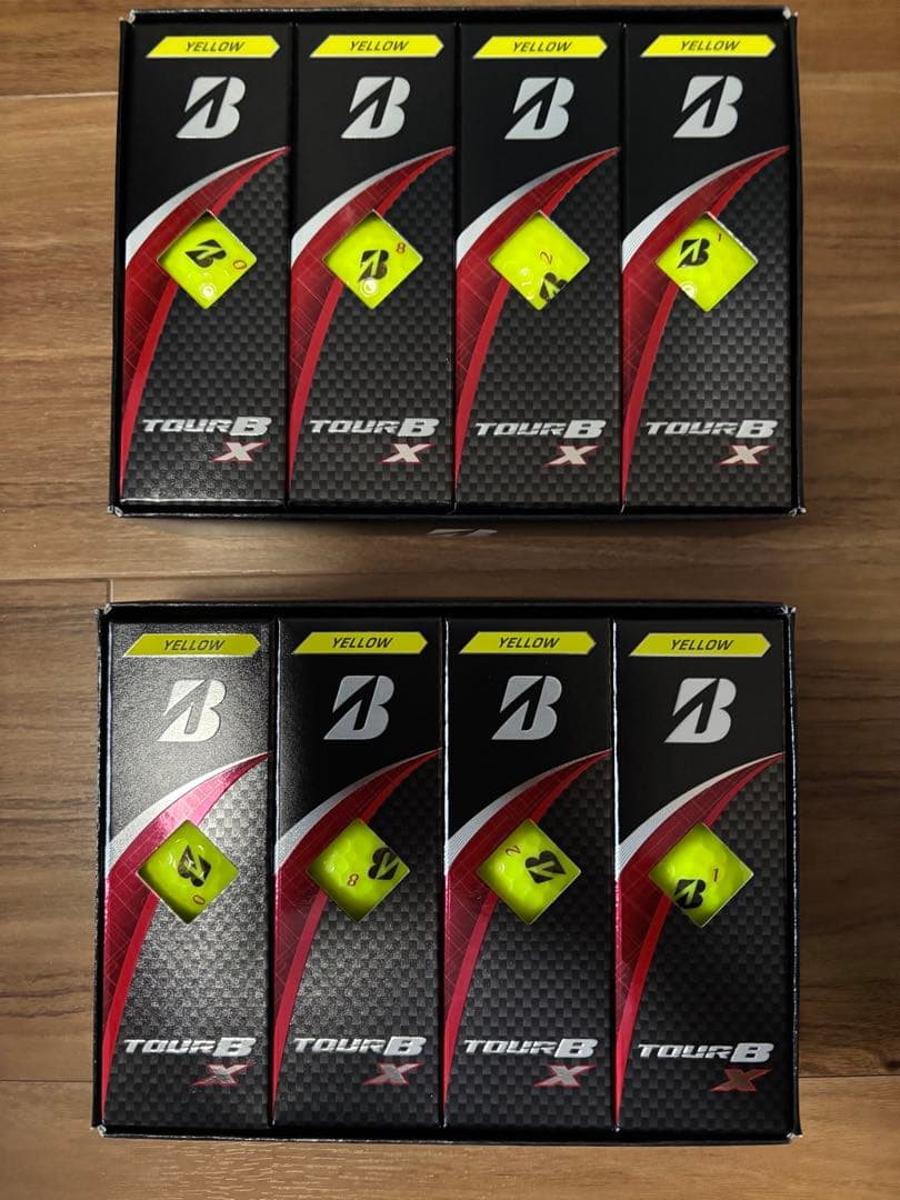 ブリヂストン TOUR B X イエロー ゴルフボール 2ダース　新品未使用品