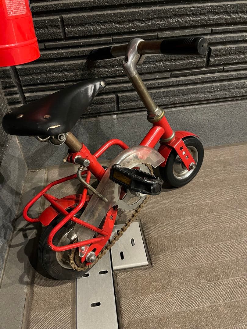 希少 NENG HAO 豆チャリミニ自転車 昭和レトロ ヴィンテージ星型 走行可