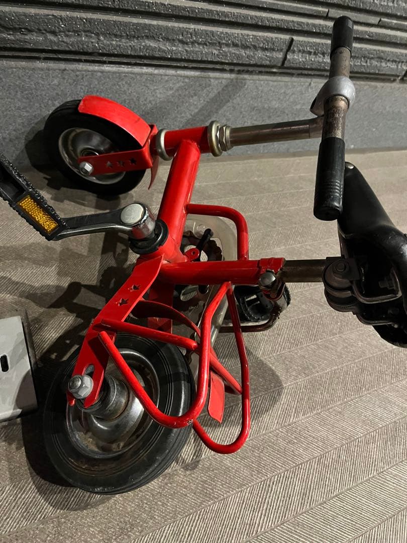 希少 NENG HAO 豆チャリミニ自転車 昭和レトロ ヴィンテージ星型 走行可