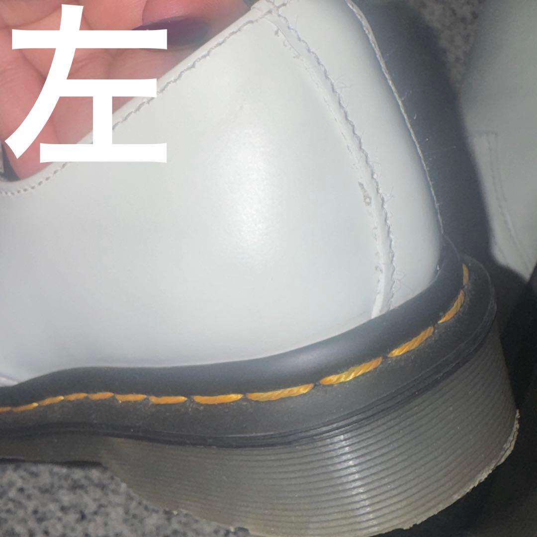 Dr. Martens ホワイト レースアップシューズ3ホール