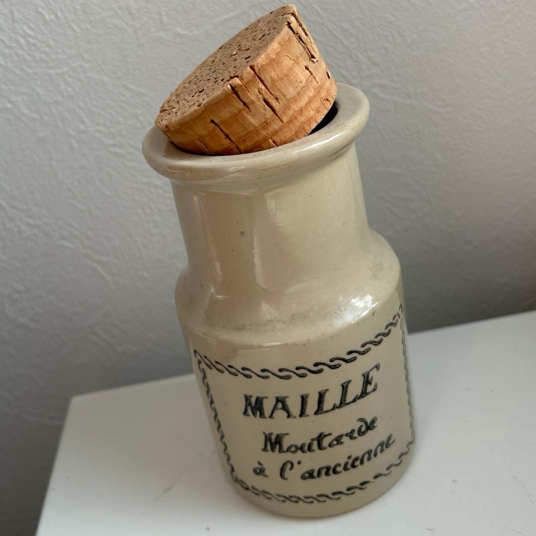 MAILLE マイユ　マスタードポット　フランスアンティーク　アンティーク