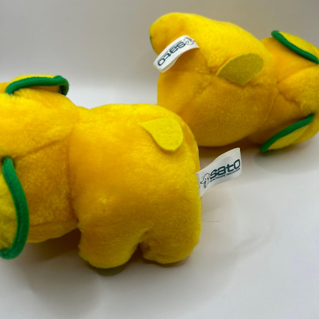 ⭐︎昭和レトロ　佐藤製薬 サトちゃんサトコちゃん　 非売品ぬいぐるみ　4体まとめて