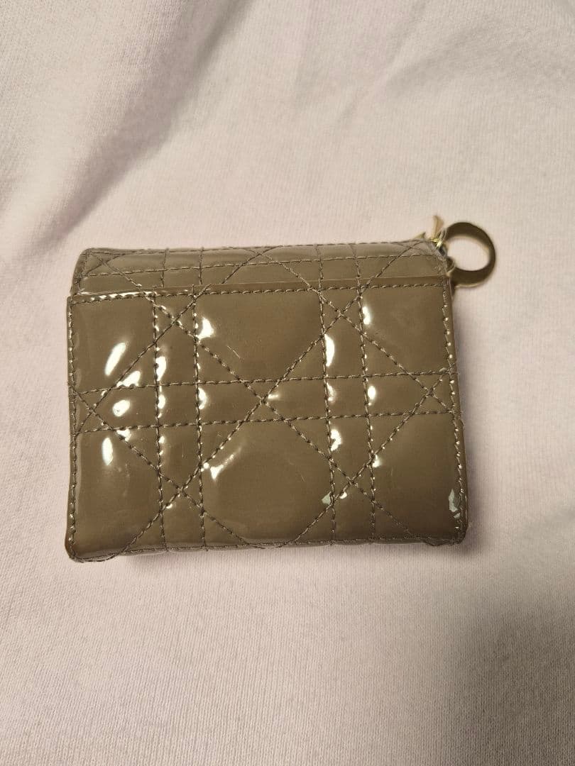 【DIOR】Lady Dior Lotus ウォレット 折りたたみ財布
