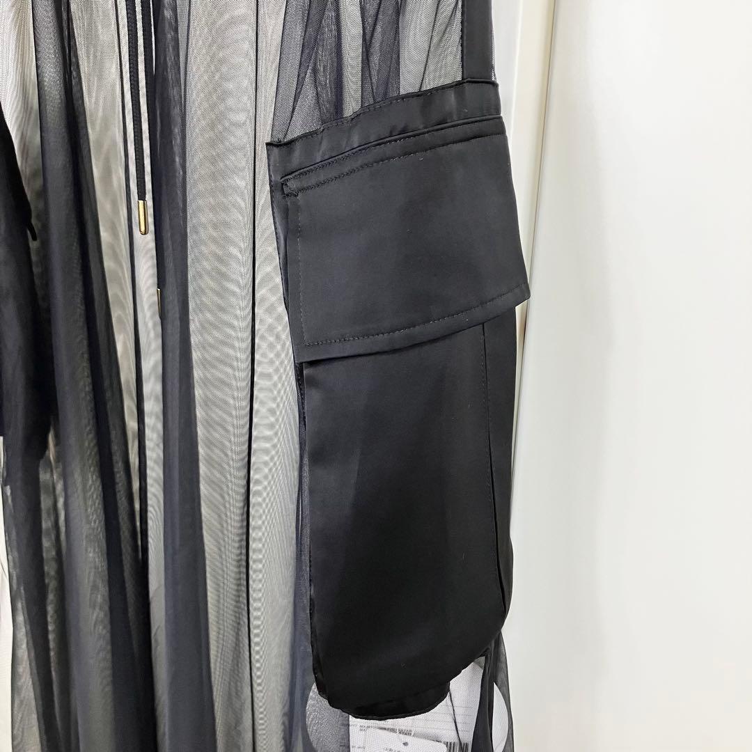 新品 24SS ANREALAGE インビジブルスカート ブラック 36
