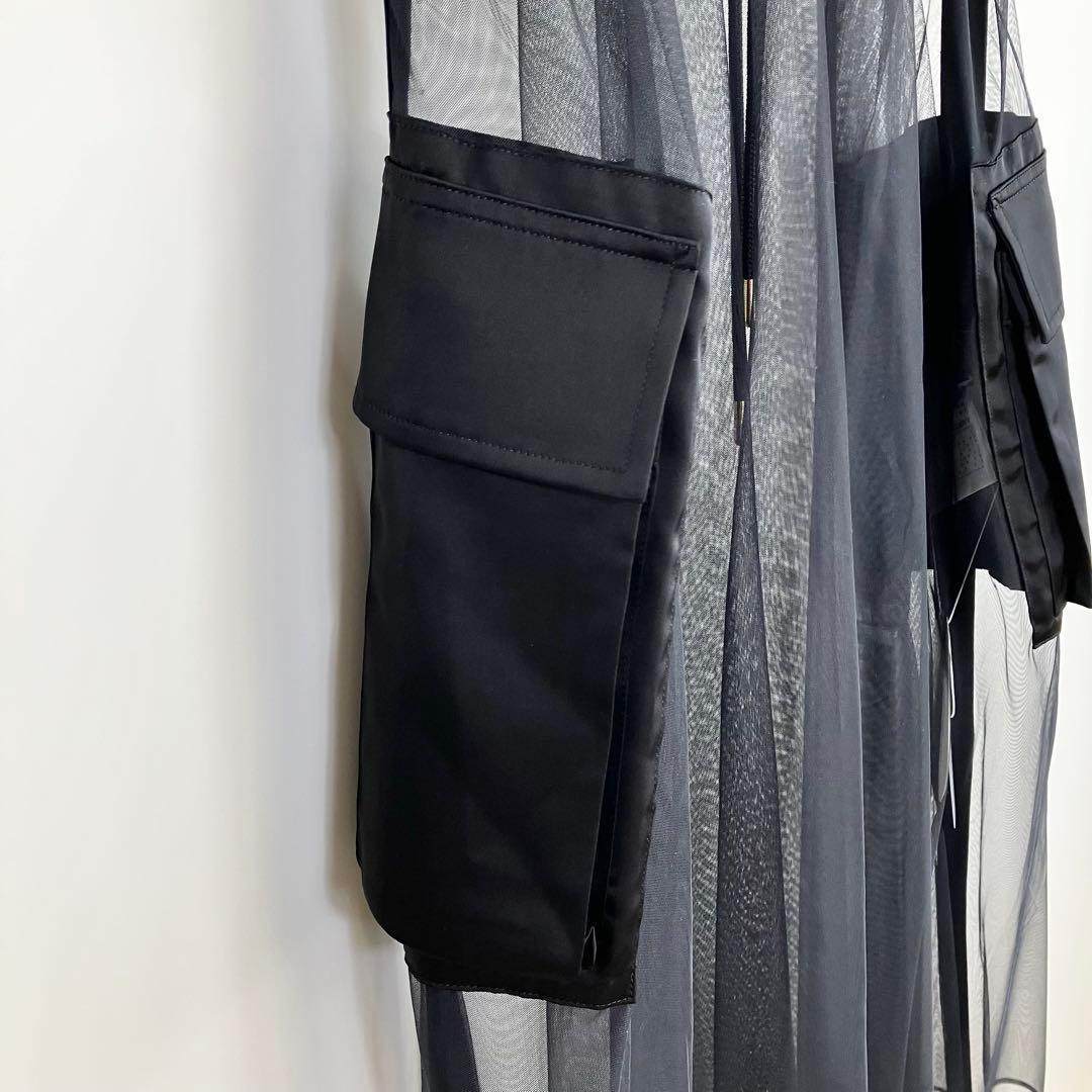 新品 24SS ANREALAGE インビジブルスカート ブラック 36