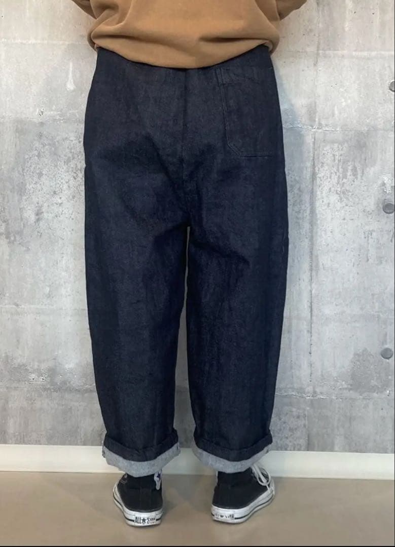 NARU 12.５オンスストレッチデニム裏起毛パンツ