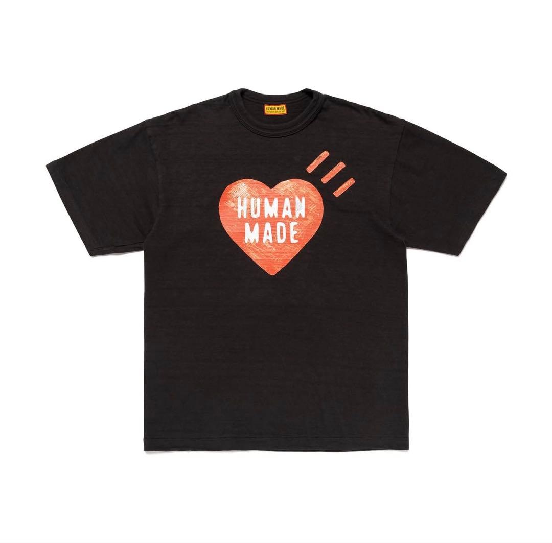 HUMAN MADE ハート型ロゴ Tシャツ Lサイズブラック　未開封