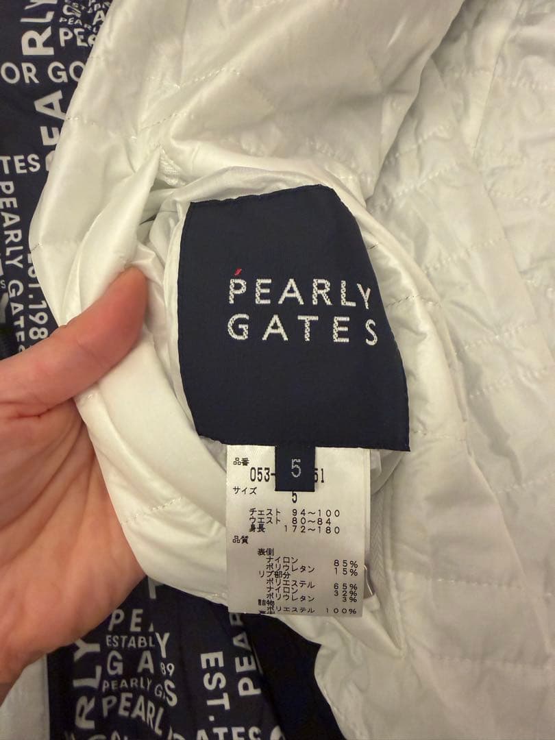 PEARLY GATES ジャケット ネイビー ホワイト 89