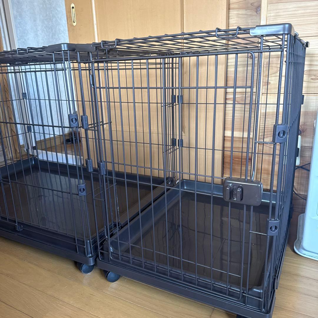 大型犬用金属製犬用ケージ