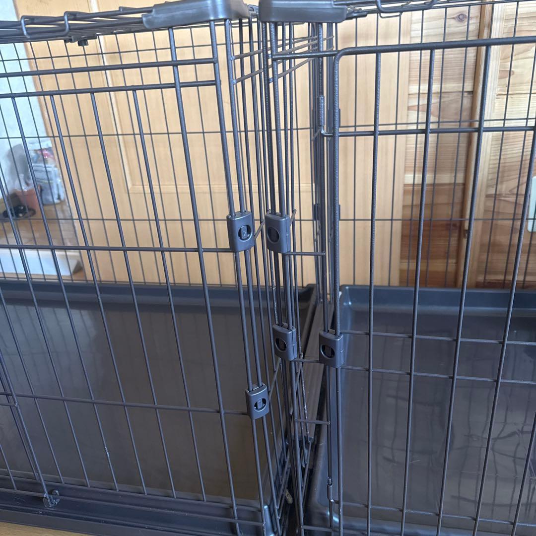 大型犬用金属製犬用ケージ