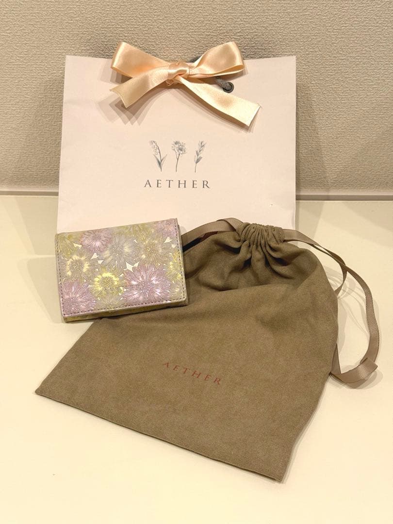 【ていいち】AETHER マルグリートミニ財布 4way イエロー