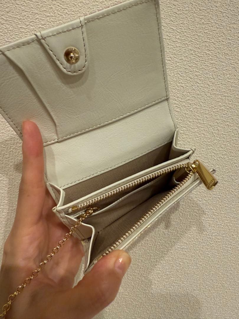 【ていいち】AETHER マルグリートミニ財布 4way イエロー
