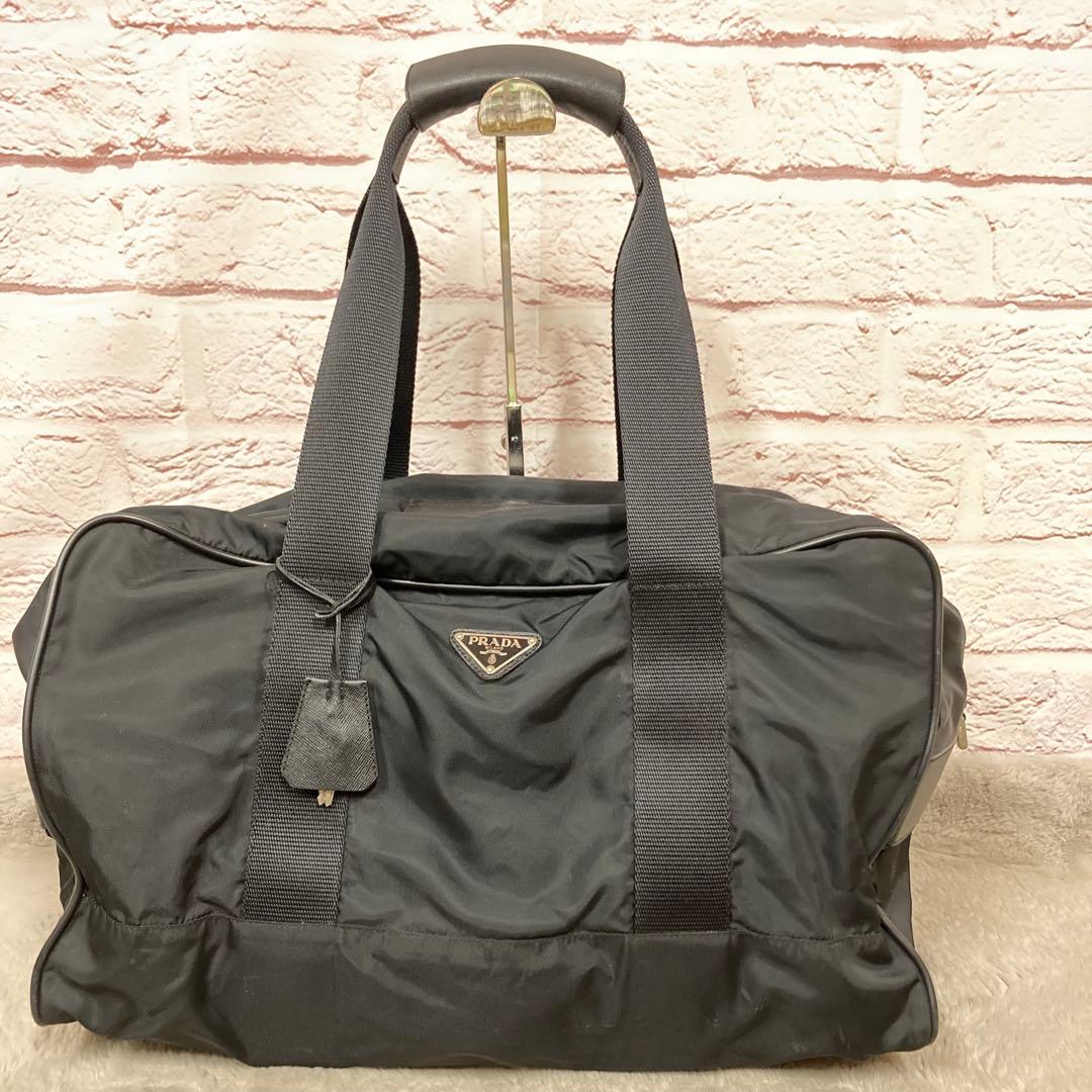 PRADA プラダ　ボストンバッグ　旅行　トラベルバッグ　訳あり