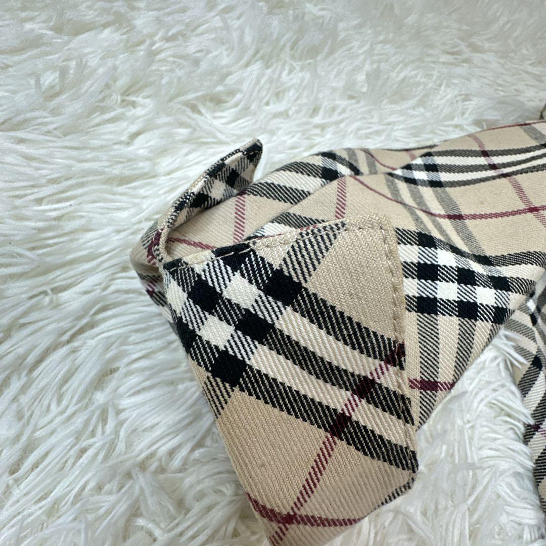 BURBERRY BLUE LABEL 7分袖ワンピース ノバチェック ベルト付