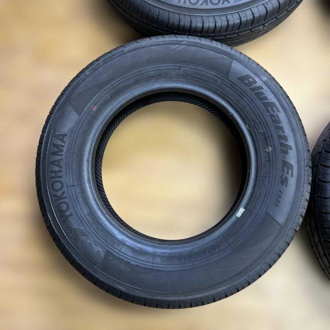 ヨコハマ　145/80R12 夏用タイヤ　2021年　4本(0-56)