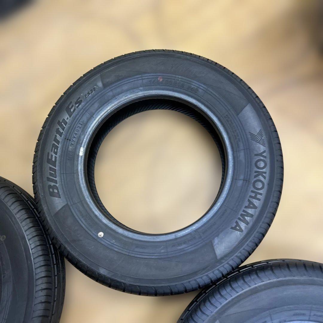 ヨコハマ　145/80R12 夏用タイヤ　2021年　4本(0-56)