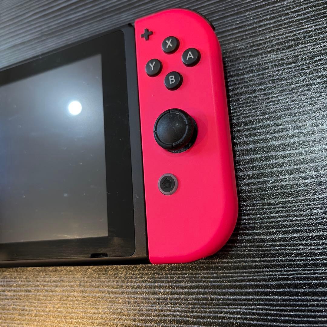 Nintendo Switch 本体　付属品付　緑ピンク　動作確認済　箱無し