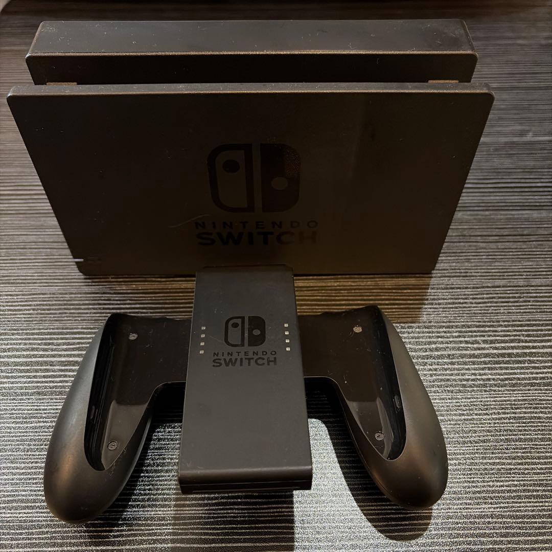 Nintendo Switch 本体　付属品付　緑ピンク　動作確認済　箱無し