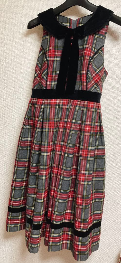 最近価格angelic pretty british タータンJSK グレー