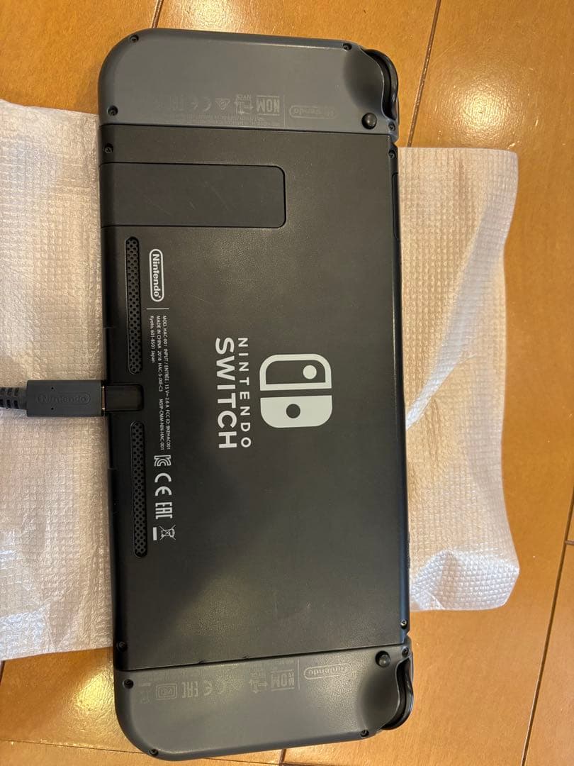 【本体バッテリー交換済】Nintendo Switch 本体 グレー 付属品あり