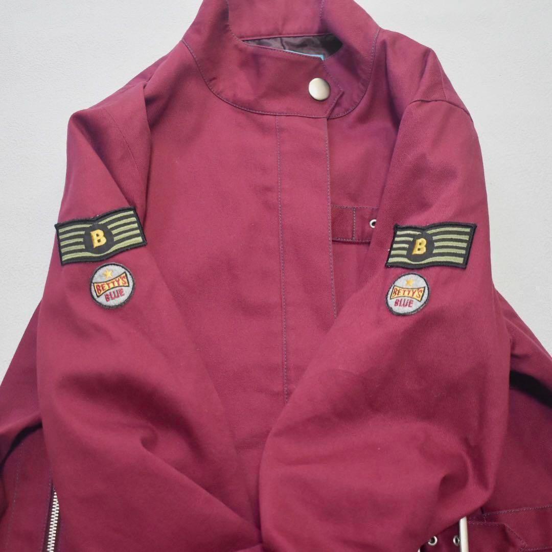 90s archiveBETTYS BLUE ボンテージジャケット 3連バックル