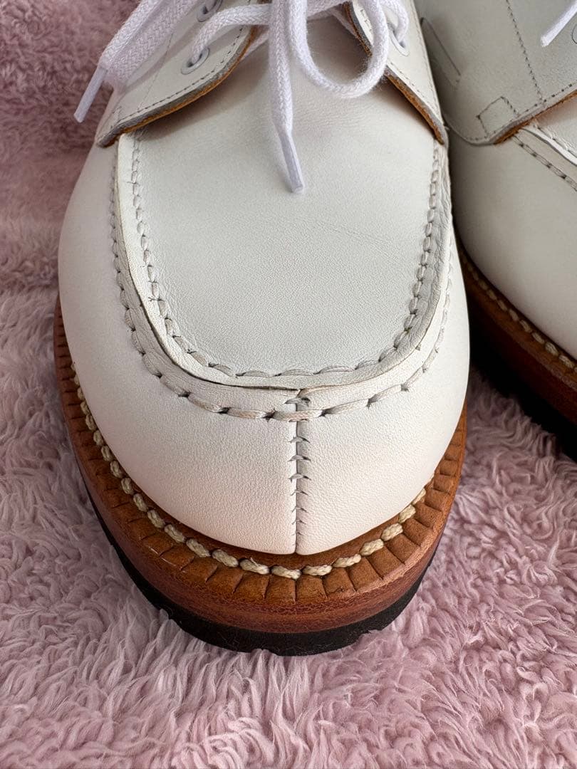 未使用★ジャランスリウァヤ サイズ7 BOAT SHOES 白 26㎝