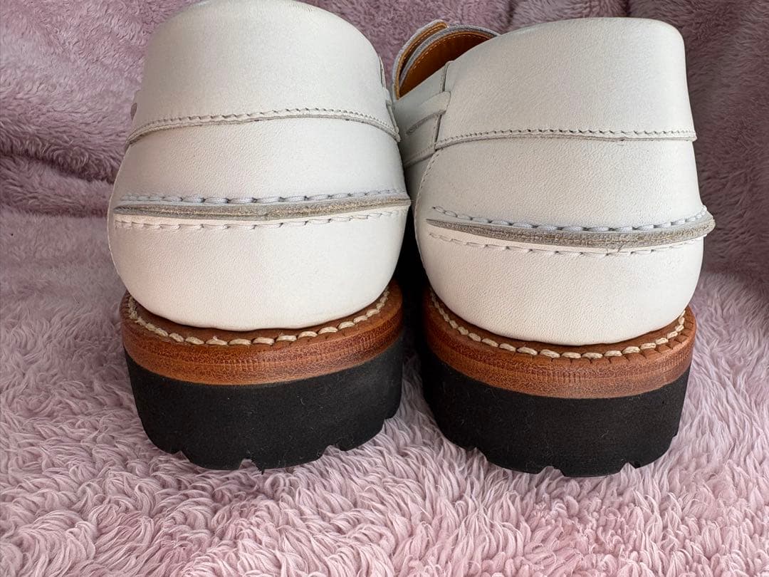 未使用★ジャランスリウァヤ サイズ7 BOAT SHOES 白 26㎝