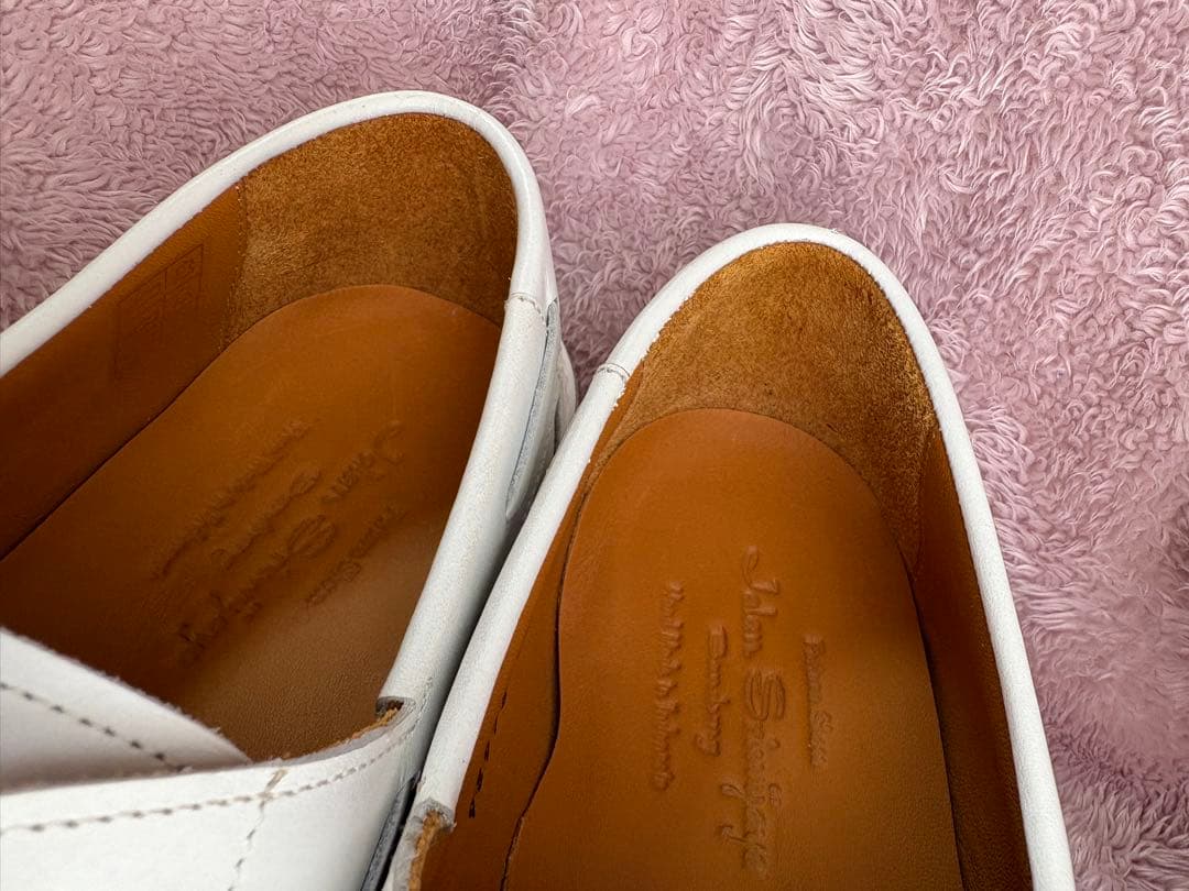 未使用★ジャランスリウァヤ サイズ7 BOAT SHOES 白 26㎝