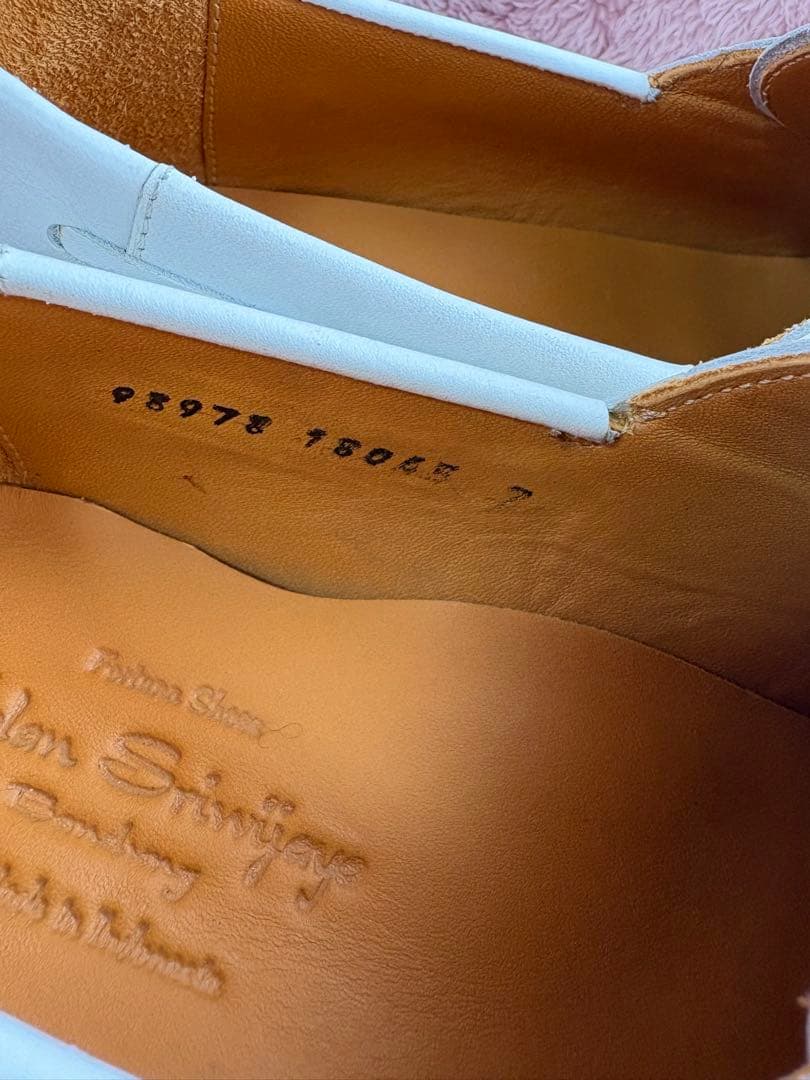 未使用★ジャランスリウァヤ サイズ7 BOAT SHOES 白 26㎝
