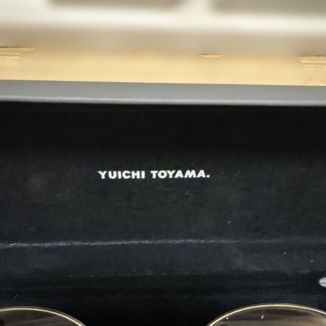 YUICHI TOYAMA シルバー オーバル サングラス